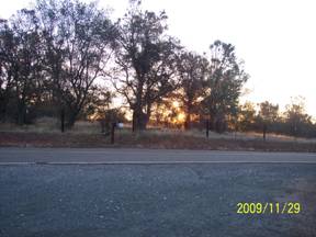 Dawn on Irish Hill Rd at Tonzi