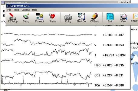 Vaira Gill sonic plots screen before downloading data