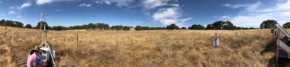 Panorama of Vaira site with Daphne at the tower