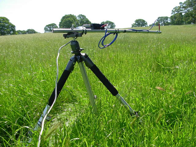 Spectral reflectance measurement. The height grasses were 0.6~0.7 m!