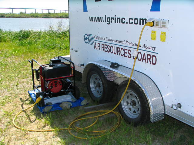Generator charging LGR trailer