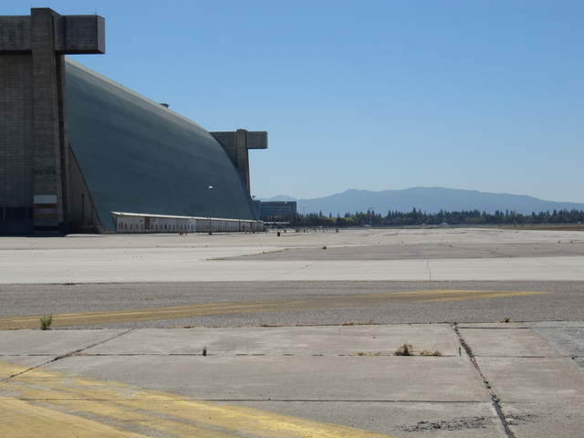 Blimp hangar at Moffett Filed