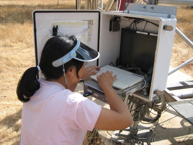 Siyan working on the Tower computer