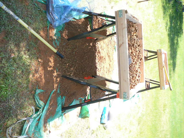 Soil sieving tables for root survey