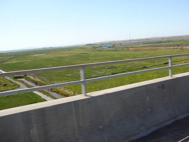 View of Sherman pasture from Antioch Bridge