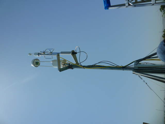 Eddy sensors on top of the mobile/portable tower