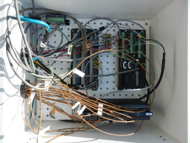 Inside of datalogger enclosure