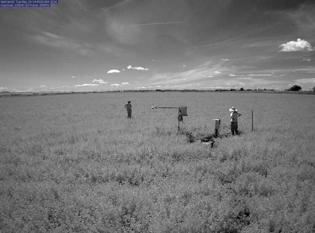 Alison and Elke on site in IR