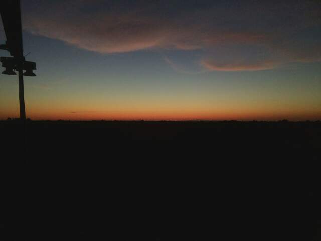 Nice clouds at sunset