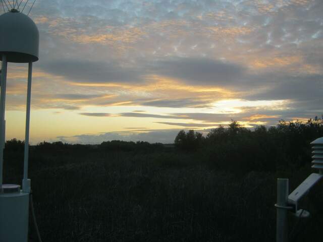 Nice clouds at sunset