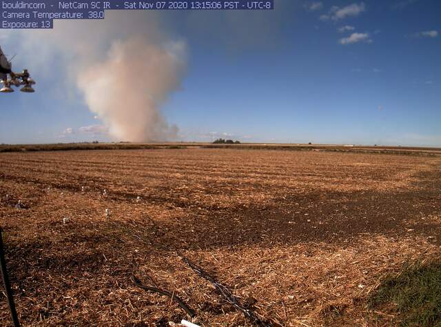 Smoke plume