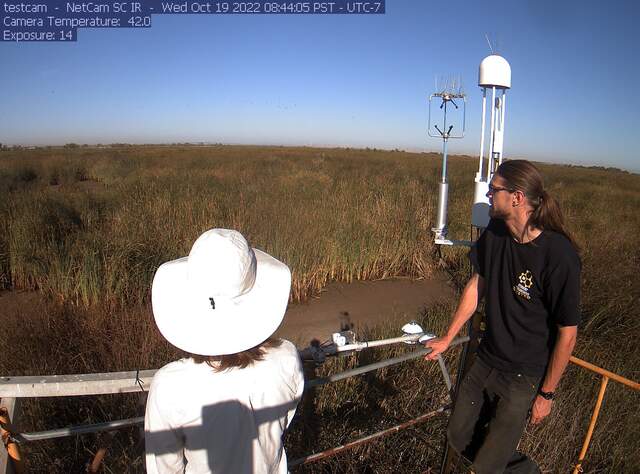 Kyle and Robert on site