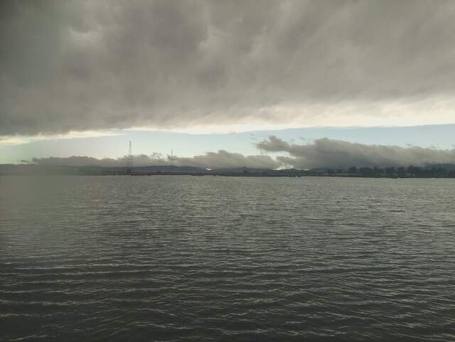 Nice clouds at high tide