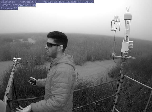 Arman on site in near IR