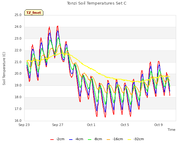 Explore the graph:Tonzi Soil Temperatures Set C in a new window