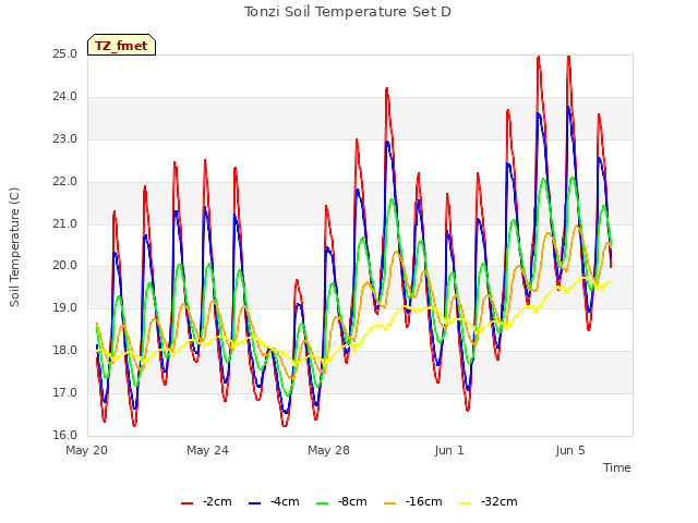 Explore the graph:Tonzi Soil Temperature Set D in a new window