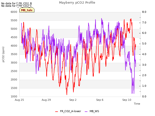 Explore the graph:Mayberry pCO2 Profile in a new window