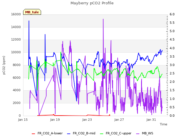 Explore the graph:Mayberry pCO2 Profile in a new window