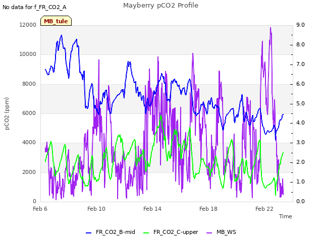 Explore the graph:Mayberry pCO2 Profile in a new window