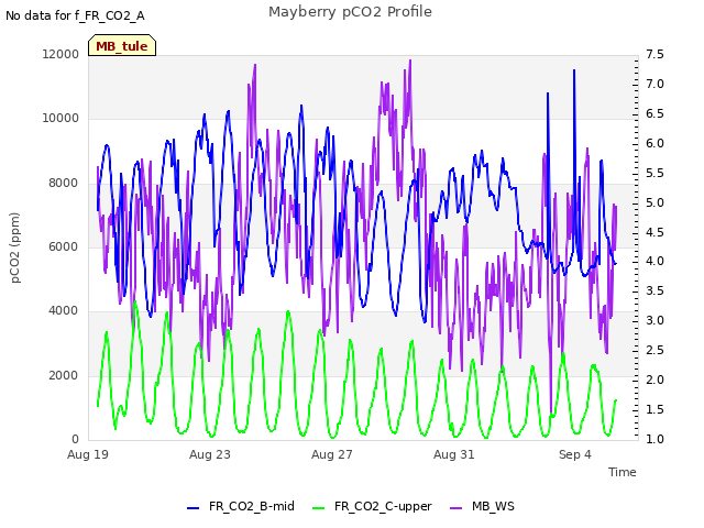 Explore the graph:Mayberry pCO2 Profile in a new window