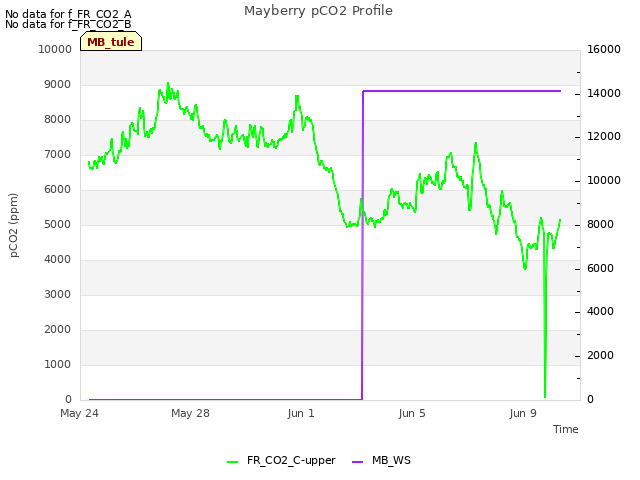 Explore the graph:Mayberry pCO2 Profile in a new window