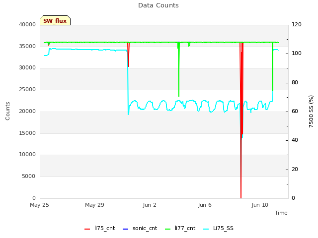 Explore the graph:Data Counts in a new window