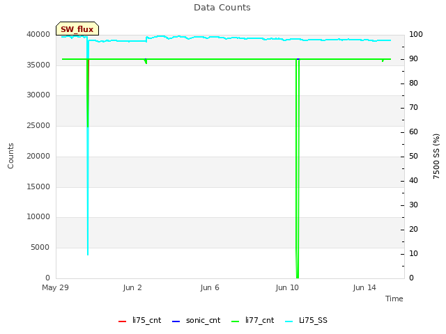 Explore the graph:Data Counts in a new window