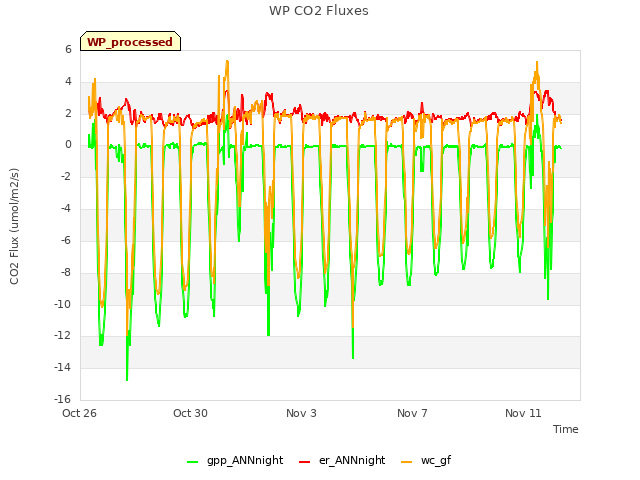 Explore the graph:WP CO2 Fluxes in a new window