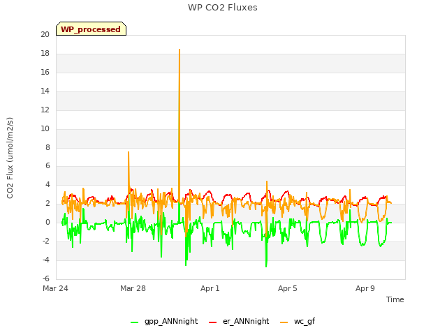 Explore the graph:WP CO2 Fluxes in a new window