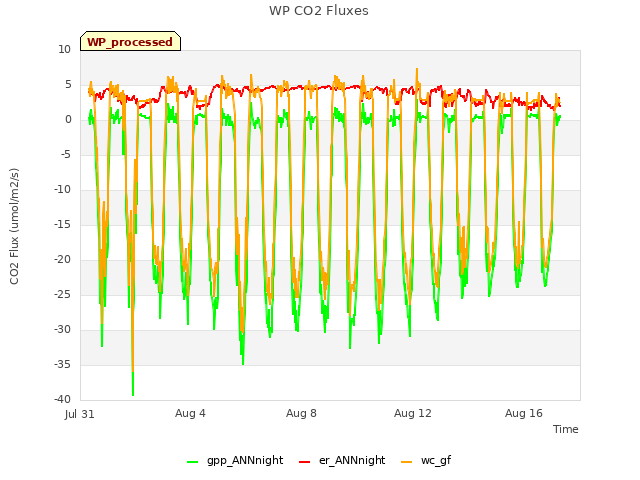 Explore the graph:WP CO2 Fluxes in a new window