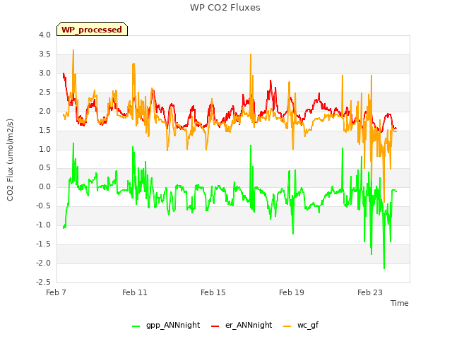 WP CO2 Fluxes