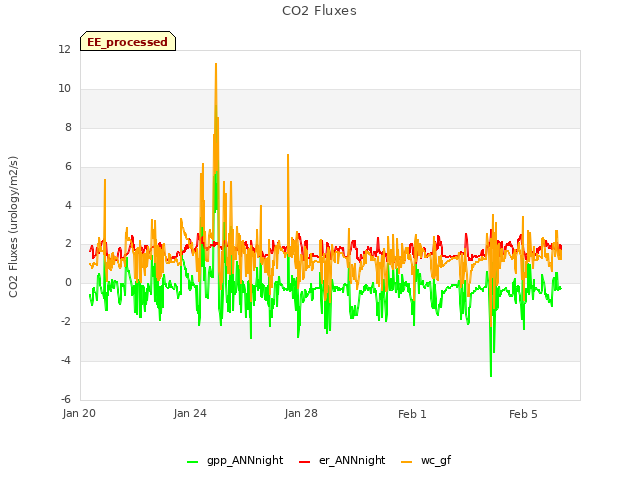 Explore the graph:CO2 Fluxes in a new window