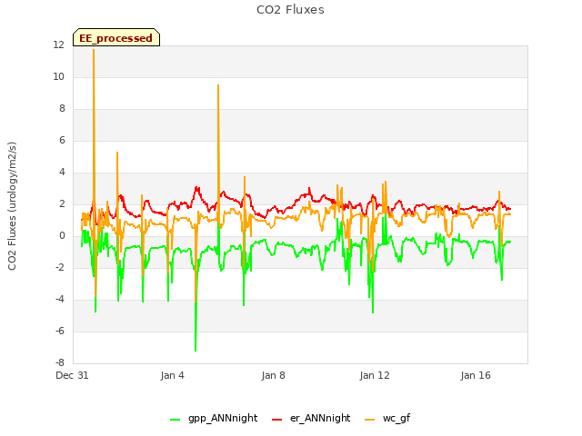 Explore the graph:CO2 Fluxes in a new window