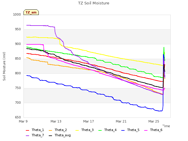 Explore the graph:TZ Soil Moisture in a new window