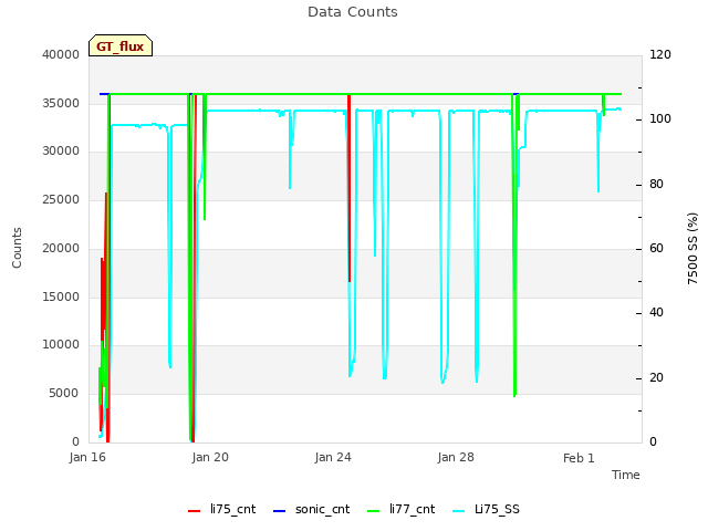 Explore the graph:Data Counts in a new window