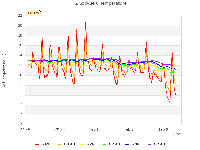 Explore the graph:TZ SoilVue C Temperature in a new window