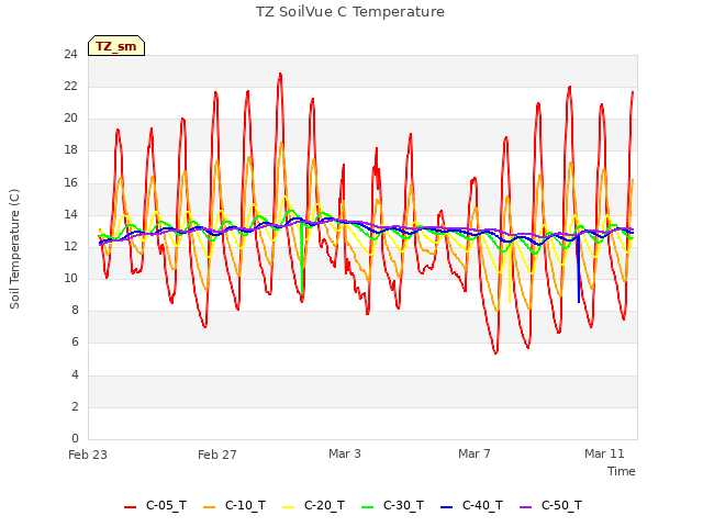 Explore the graph:TZ SoilVue C Temperature in a new window