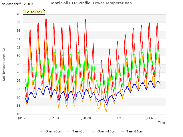 Explore the graph:Tonzi Soil CO2 Profile: Lower Temperatures in a new window