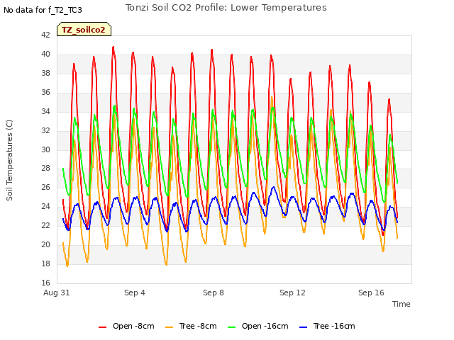 Explore the graph:Tonzi Soil CO2 Profile: Lower Temperatures in a new window