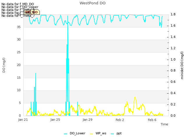 Explore the graph:WestPond DO in a new window