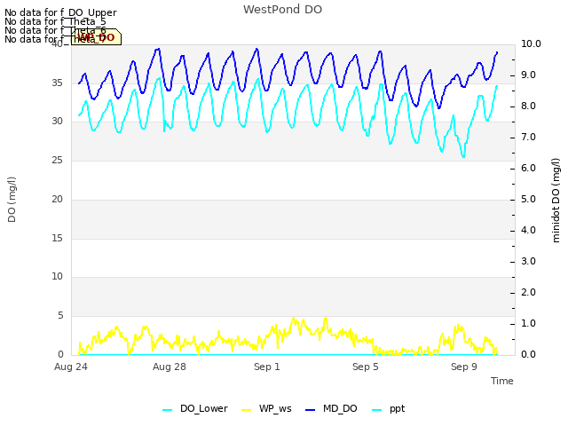 Explore the graph:WestPond DO in a new window