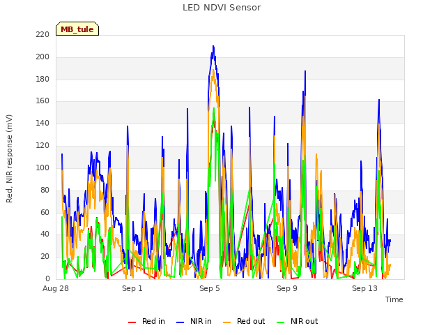 Explore the graph:LED NDVI Sensor in a new window